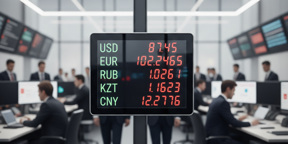 Сом укрепился к основным валютам: рубль просел на 1.23% — официальный курс валют на 12 сентября изображение публикации
