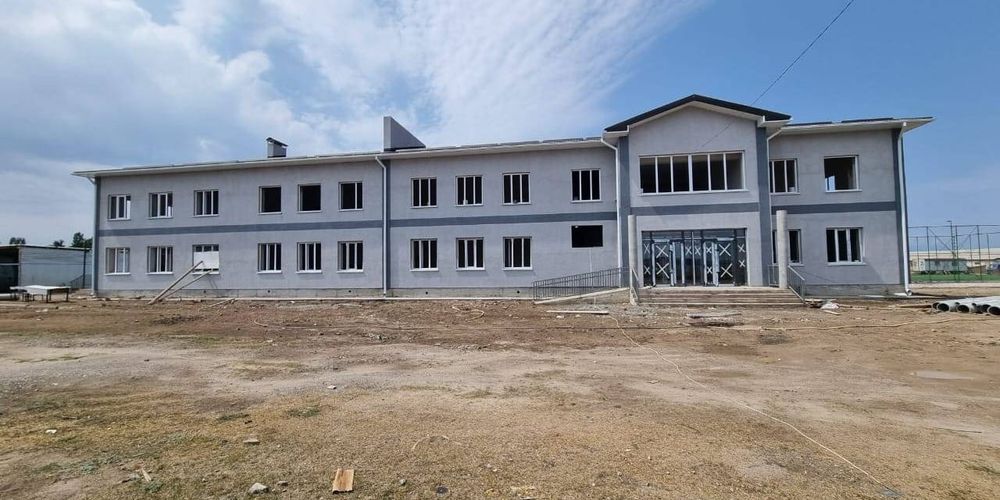 В селе Ынтымак в Иссык-Кульской области строят школу на 150 учеников изображение публикации