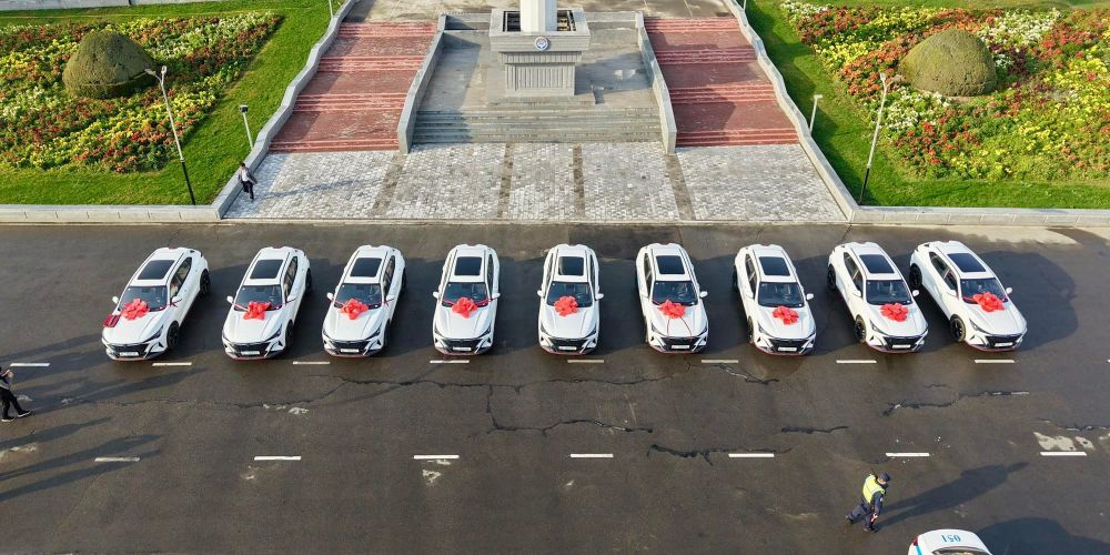 Мэрия Оша приобрела девять новых служебных автомобилей изображение публикации