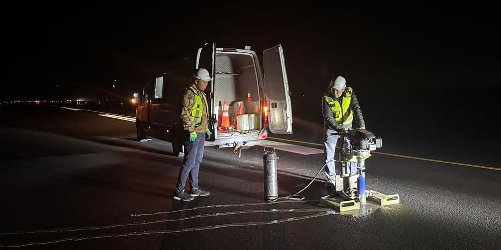 Минстрой проверит качество нового покрытия взлетно-посадочной полосы аэропорта «Манас» изображение публикации