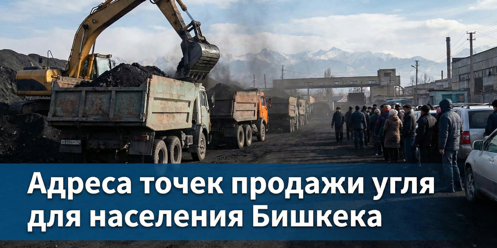Где купить уголь в Бишкеке: адреса топливных баз и точек продажи изображение публикации