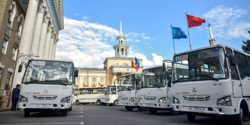 В Бишкеке запустили новый автобусный маршрут №43: схема изображение публикации