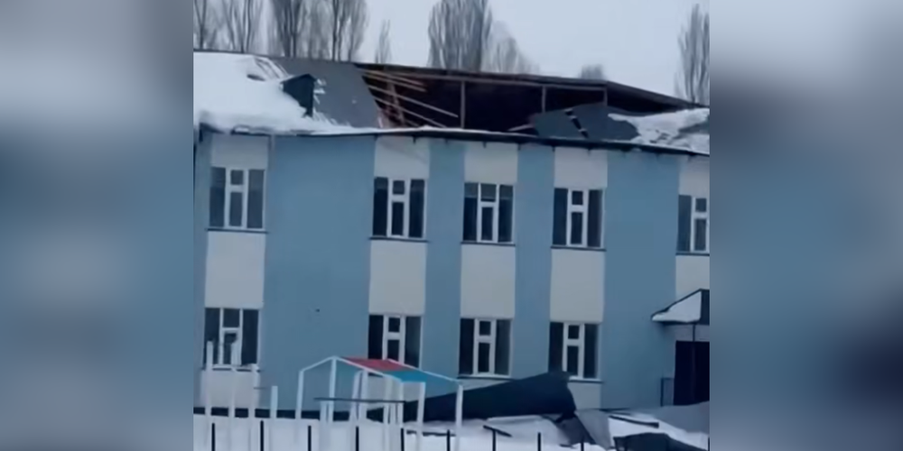 Минстрой разъяснил обрушение кровли школы в Мин-Булаке изображение публикации