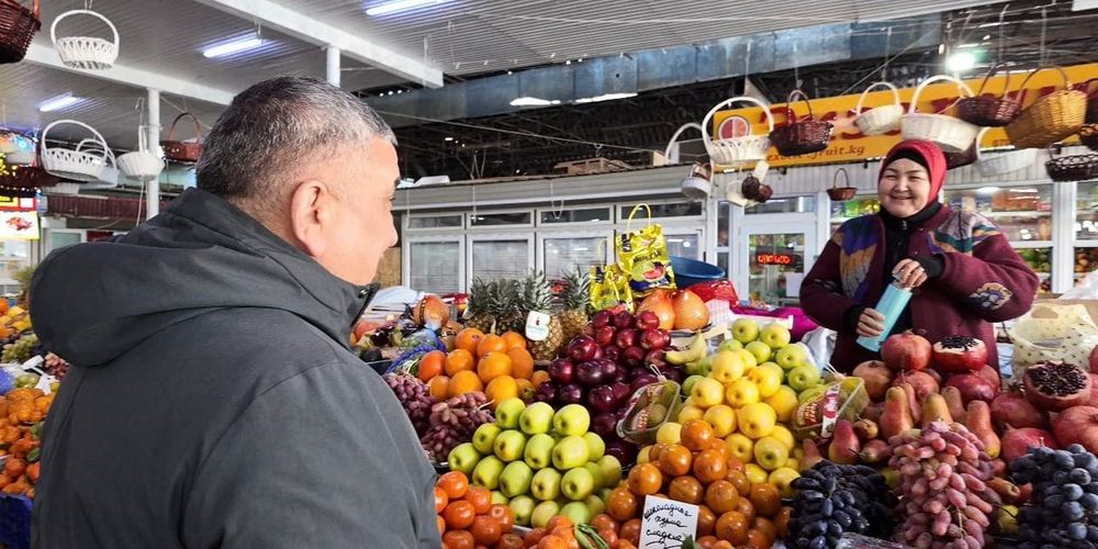 Госантимонополия проверила цены на продукты на рынке «Орто-Сай» в Бишкеке изображение публикации