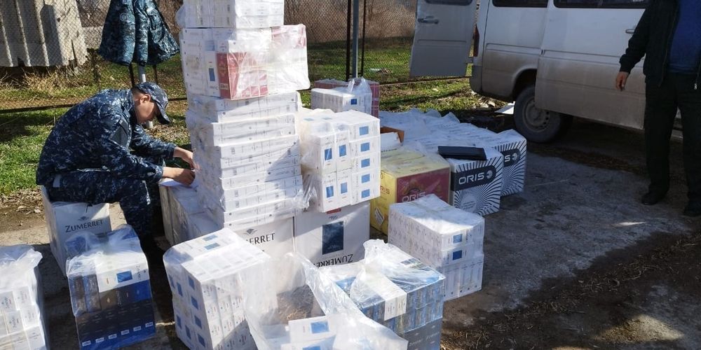 В Чуйской области задержали 22 тысячи пачек сигарет без акциза изображение публикации