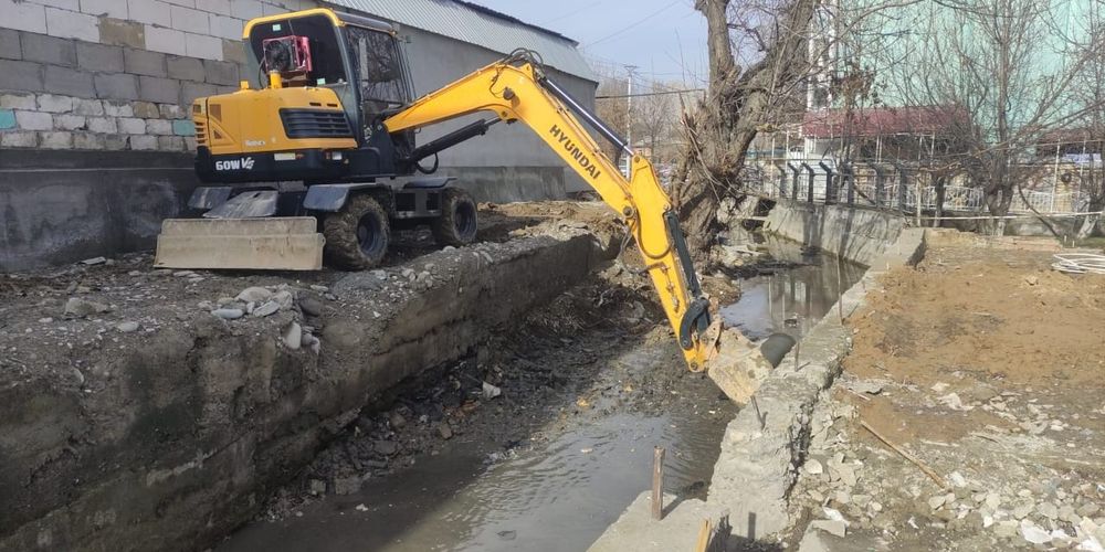 В Кара-Сууйском районе чистят и бетонируют каналы к весеннему поливу изображение публикации