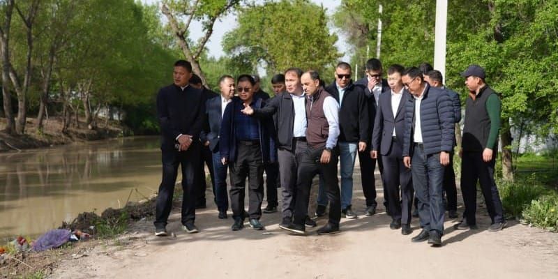 В Бишкеке начали благоустройство БЧК с созданием прогулочных зон изображение публикации