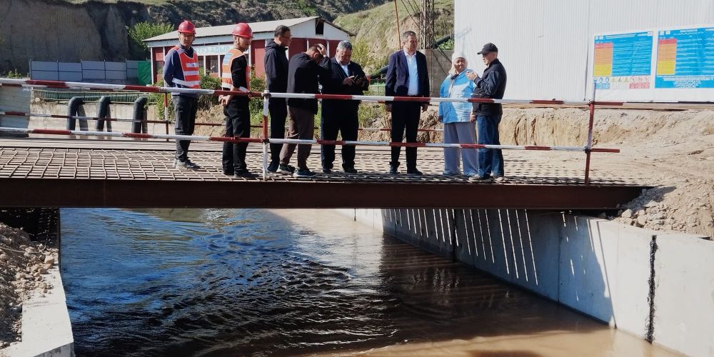 В Ошской области реконструируют систему Куршаб-Сай для полива 13.1 тысячи га изображение публикации