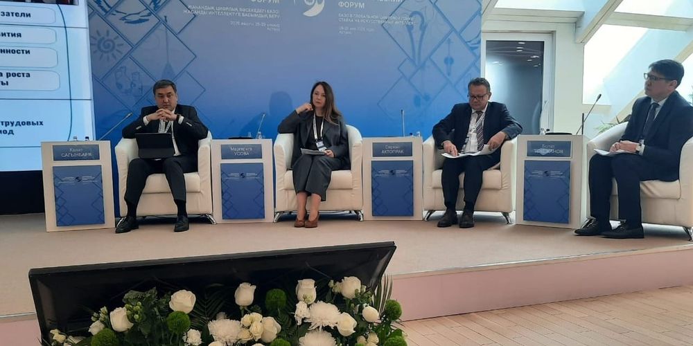 Глава Минсоцтруда рассказал в Астане, как КР развивает цифровой профиль работника изображение публикации