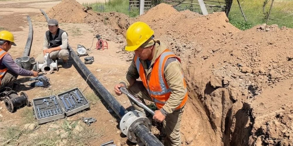 В селе Камыш-Башы завершают строительство водопровода изображение публикации