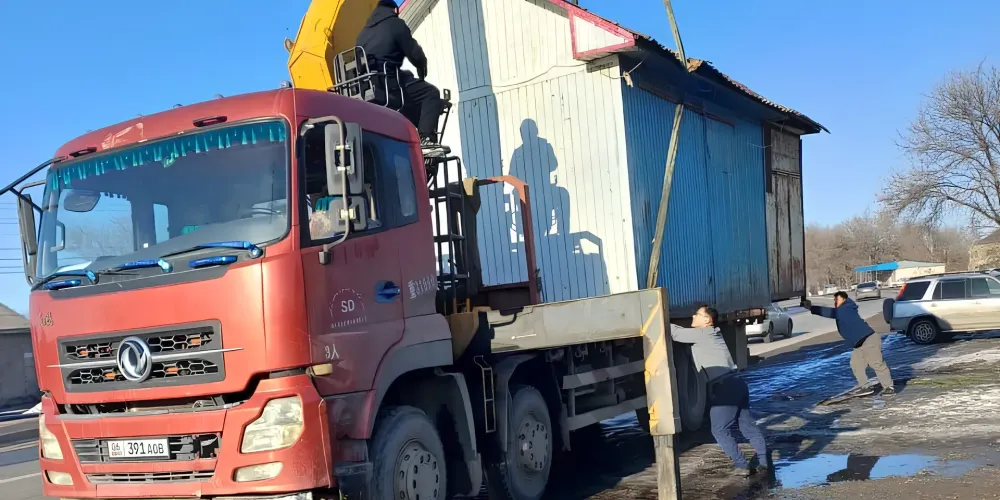 В селе Достук демонтировали 17 незаконных объектов изображение публикации