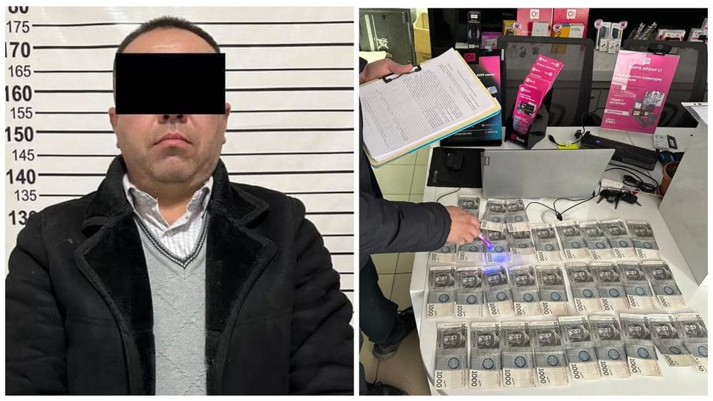 30 тысяч сомов за трехфазку: в Кадамжае главный инженер РЭС попался на взятке изображение публикации