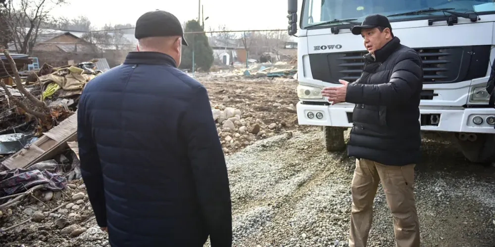 Стройкомпании в Бишкеке проверили на наличие пунктов мойки спецтехники изображение публикации