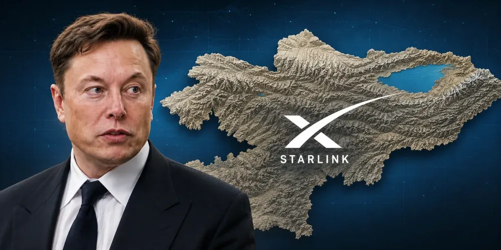 Илон Маск объявил о запуске Starlink в Кыргызстане изображение публикации