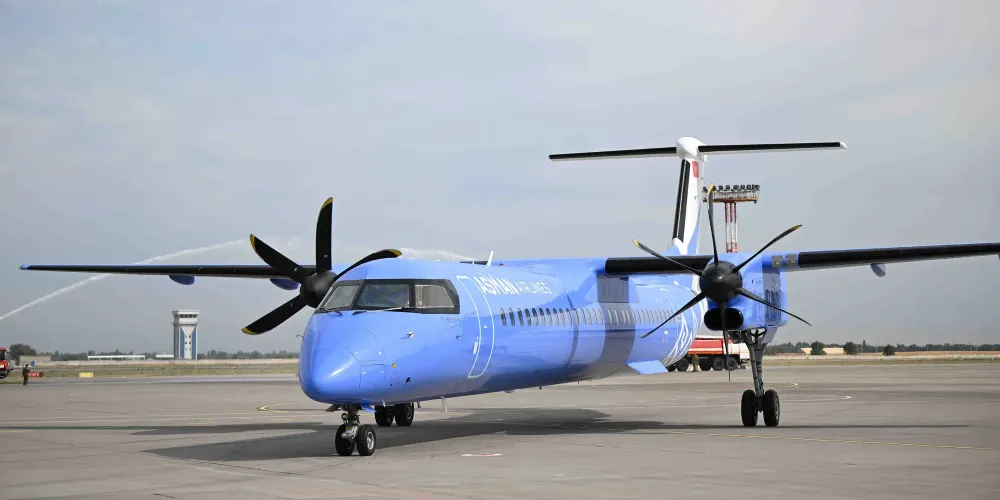 Asman Airlines получила третий самолет Dash 8 Q400 изображение публикации