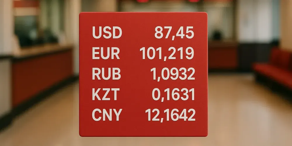 Доллар стабилен, евро и тенге пошли вверх — официальный курс валют на 7 августа изображение публикации