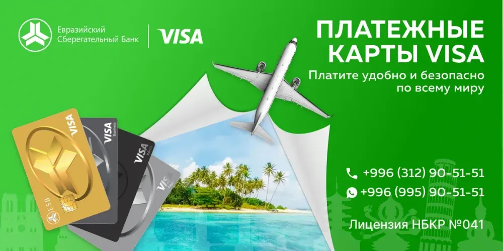 «Евразийский Сберегательный Банк» запускает карты Visa — включая бизнес и премиальный сегмент изображение публикации