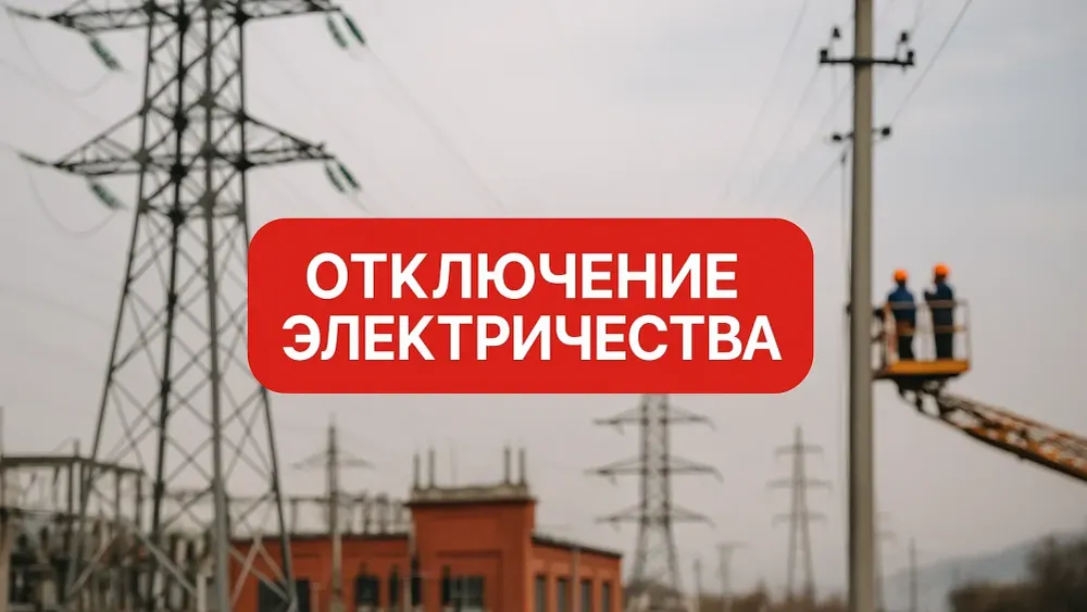 Плановые отключения электроэнергии в Бишкеке и Чуйской области 15 июля — график изображение публикации