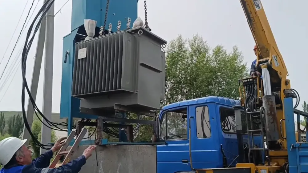 НЭСК начала монтаж новых трансформаторов в Иссык-Кульской области изображение публикации