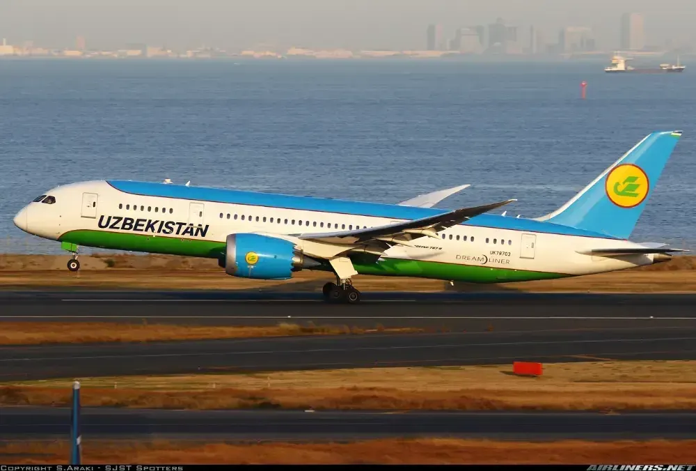 Uzbekistan Airways начала совершать рейсы в Европу в обход России и Беларуси изображение публикации