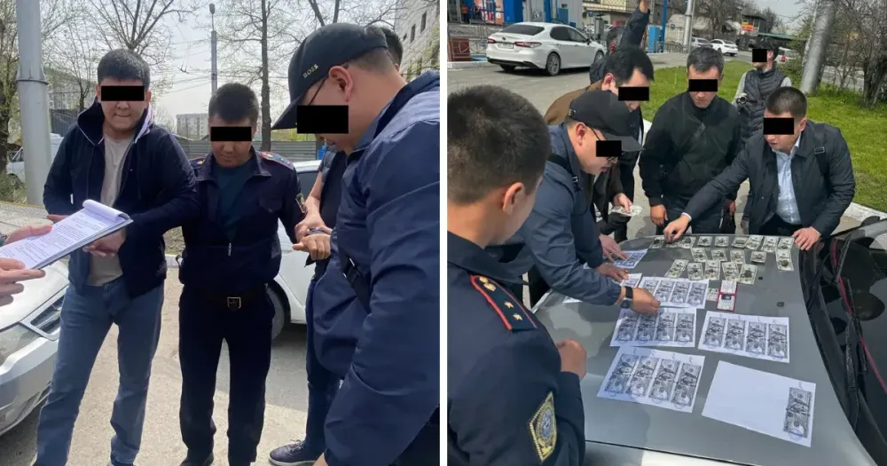 ГКНБ задержал инспектора УПСМ в Бишкеке – он вымогал взятку за возврат прав и авто изображение публикации