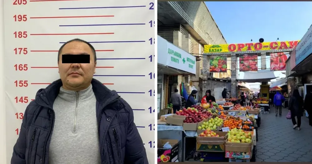 Сотрудник ГНС собирал деньги с торговцев рынка "Орто-Сай" и помогал уклоняться от налогов – его задержали изображение публикации