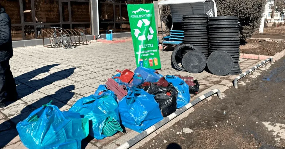 В Таласской области запустили завод по переработке мусора изображение публикации