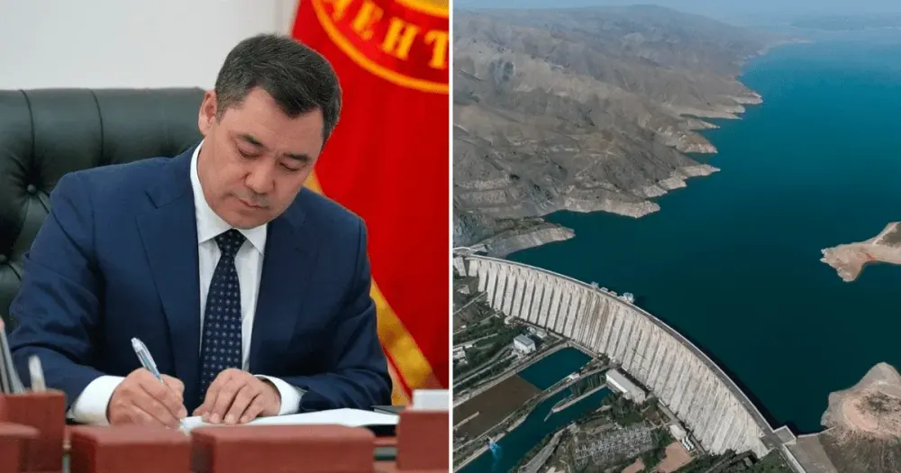 Садыр Жапаров подписал соглашения по Кемпирабадскому (Андижанскому) водохранилищу и границе с Узбекистаном изображение публикации