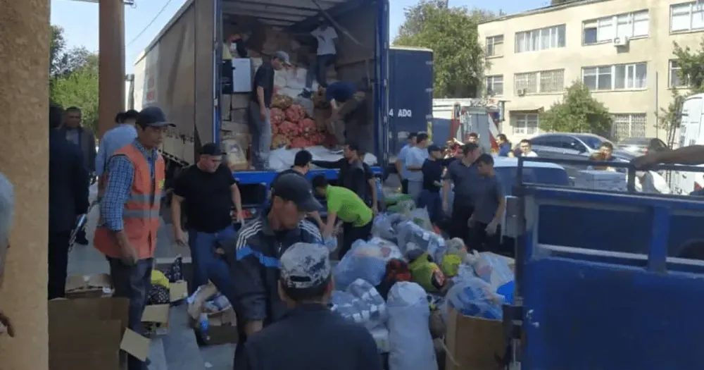В Баткенскую область доставлено 209 тонн гуманитарной помощи изображение публикации