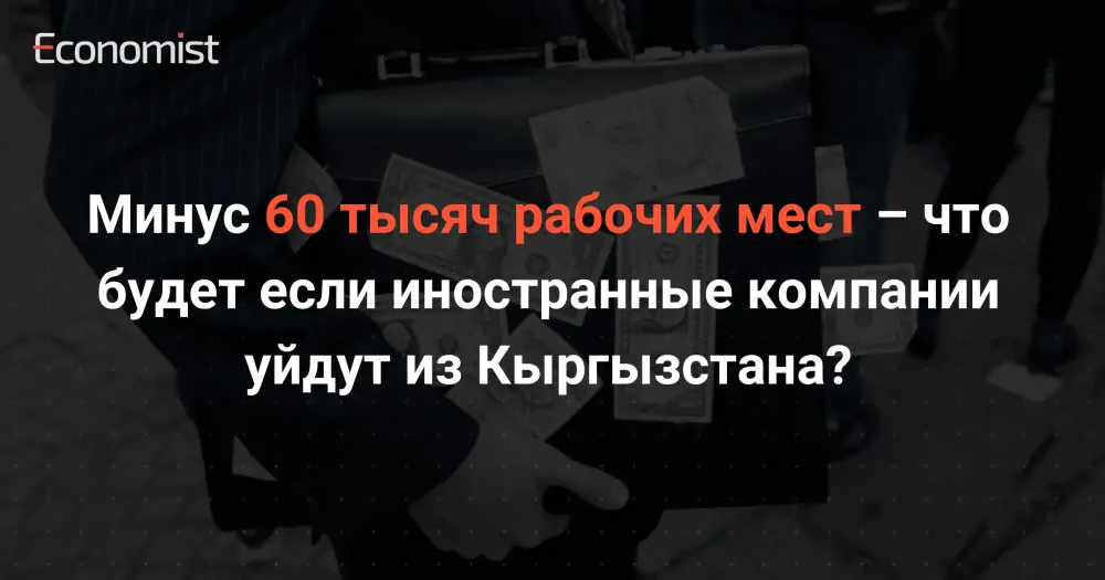 Минус 60 тысяч рабочих мест – что будет если иностранные компании уйдут из Кыргызстана? изображение публикации