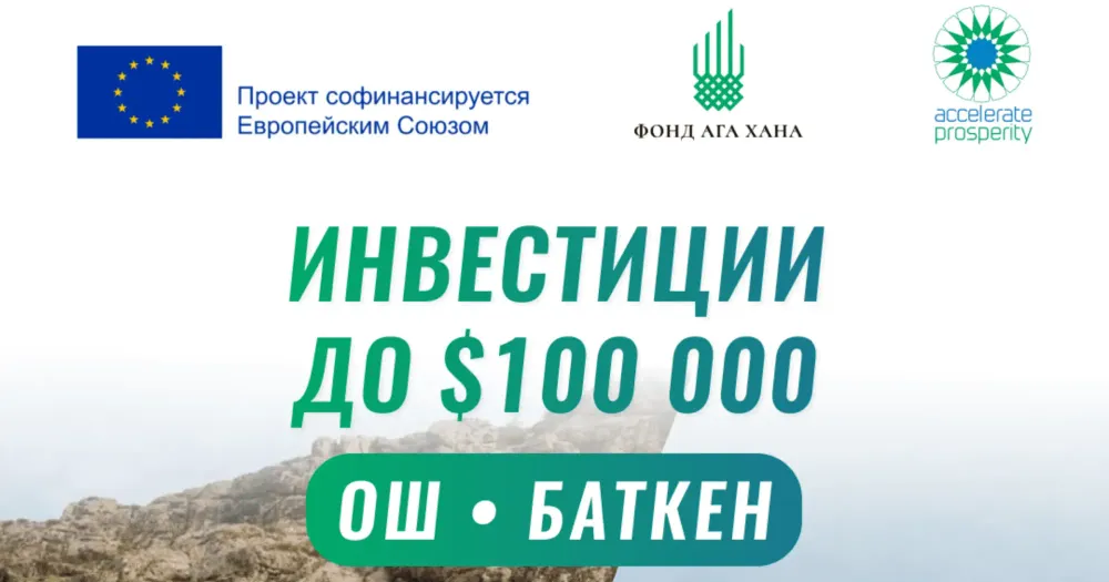 Предприниматели Оша и Баткена могут принять участие в бизнес-акселераторе и получить инвестиции изображение публикации