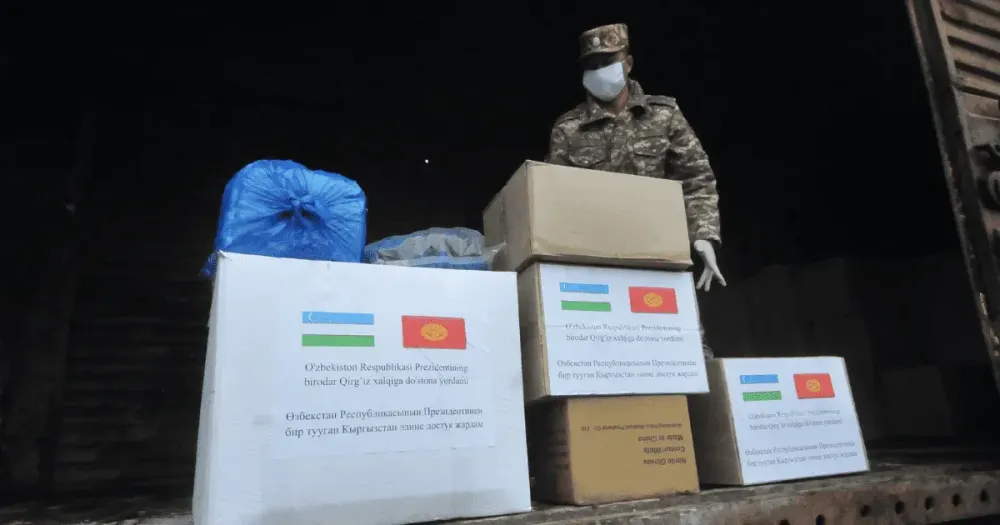 Из Узбекистана доставили 17 вагонов гумпомощи. ФОТО изображение публикации