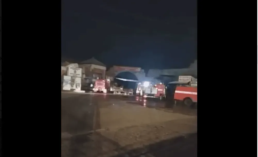 На Ошском рынке очередной пожар. ВИДЕО изображение публикации