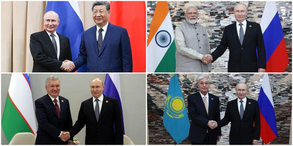 Путин обсудил с Си Цзиньпином постоянный безвиз, с Моди — Украину, с Мирзиёевым и Токаевым — торговлю изображение публикации