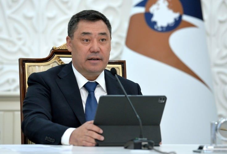 Садыр Жапаров призвал лидеров стран ЕАЭС развивать общий финансовый рынок изображение публикации