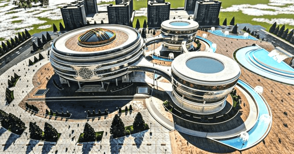 В Караколе планируют построить большой культурный центр — фото эскизов изображение публикации