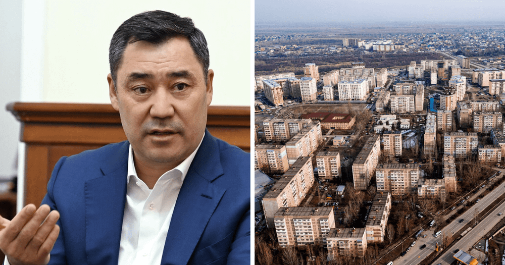 Садыр Жапаров пообещал избавиться от хаотичного строительства изображение публикации