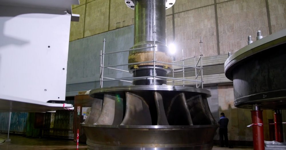 На Токтогульской ГЭС продолжают капитальный ремонт второго гидроагрегата изображение публикации