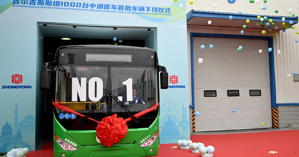 1000 китайских автобусов появится в Бишкеке в течение двух лет изображение публикации