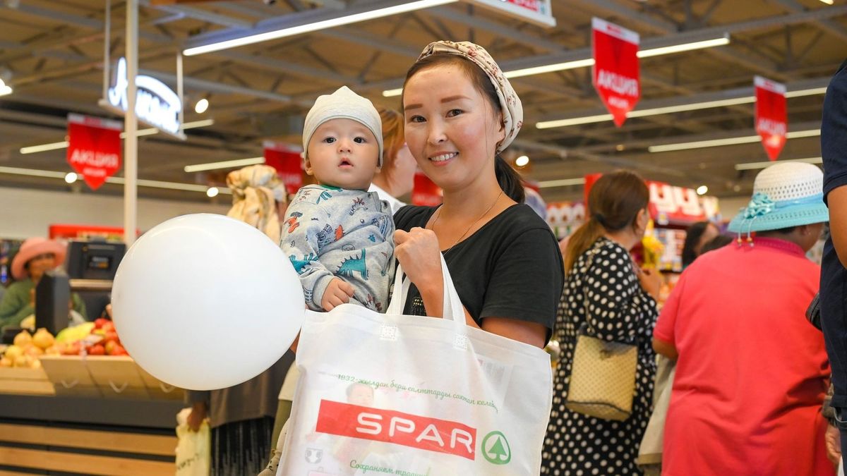 SPAR теперь на Иссык-Куле - второй супермаркет сети открылся в Балыкчы