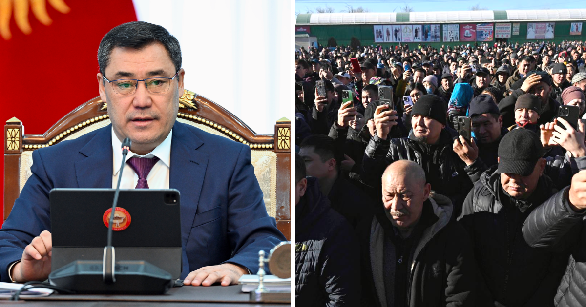 Садыр Жапаров: За митингами торговцев в КР стояли Ташов и Куренов