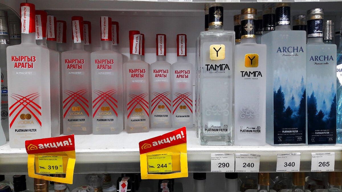В КР хотят привязать стоимость лицензий на продажу алкоголя к количеству ККМ в торговой точке