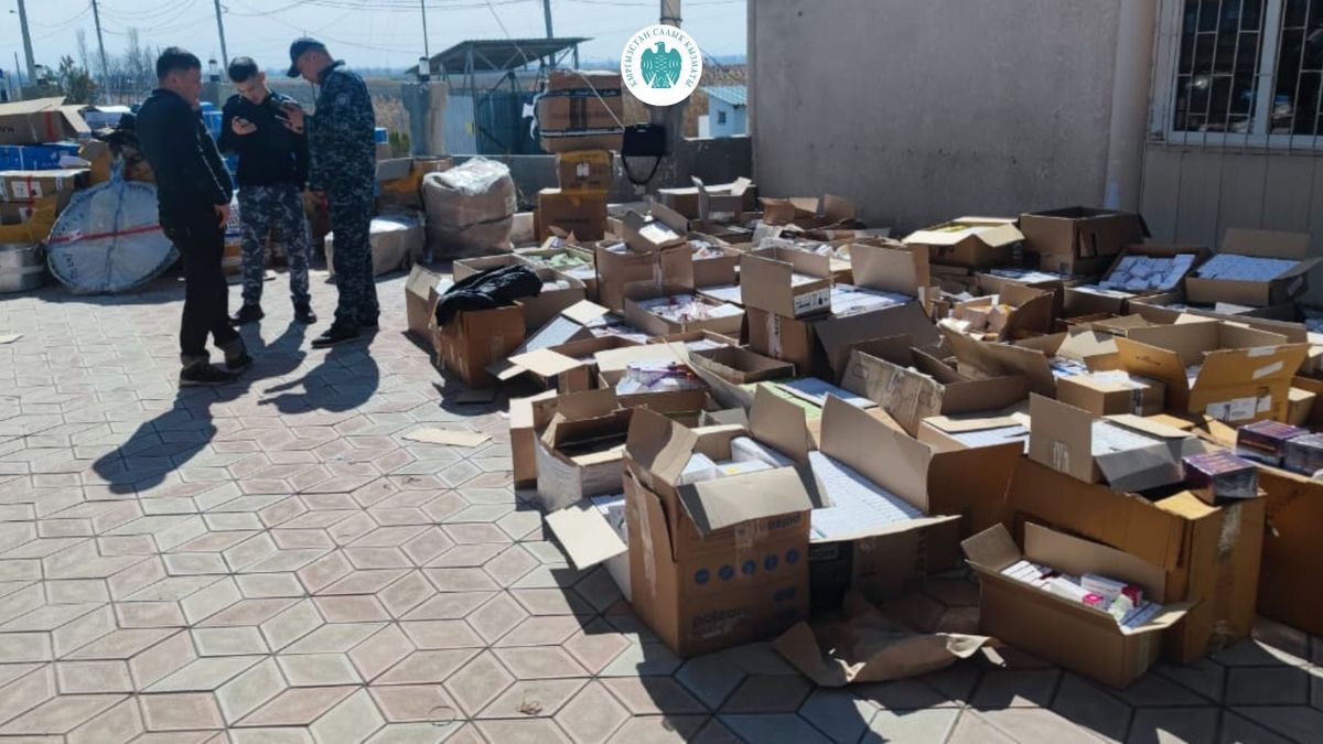 В Кыргызстан пытались незаконно ввезти лекарства, ткани и рыболовные снасти