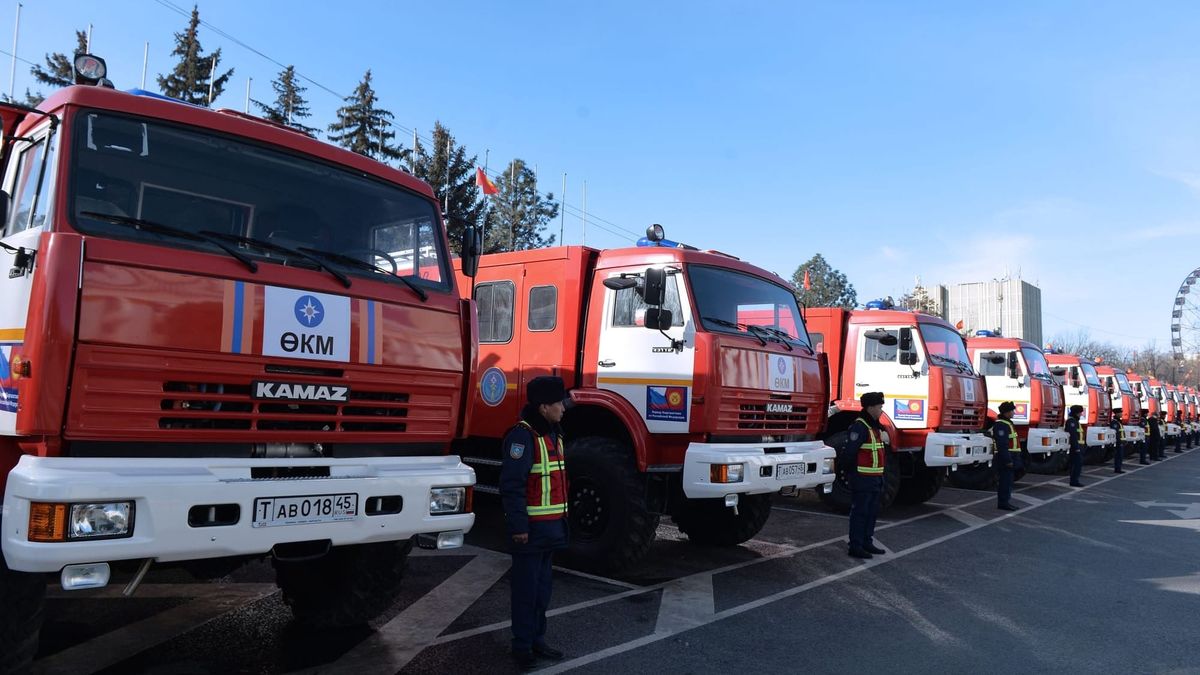 За последние три года МЧС получило новую технику на 1.4 млрд сомов