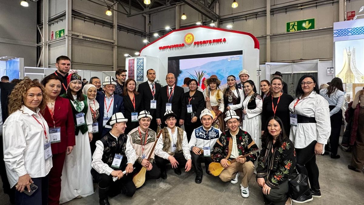 Павильон Кыргызстана на выставке в Москве. Фото: Фонд поддержки развития туризма в КР.