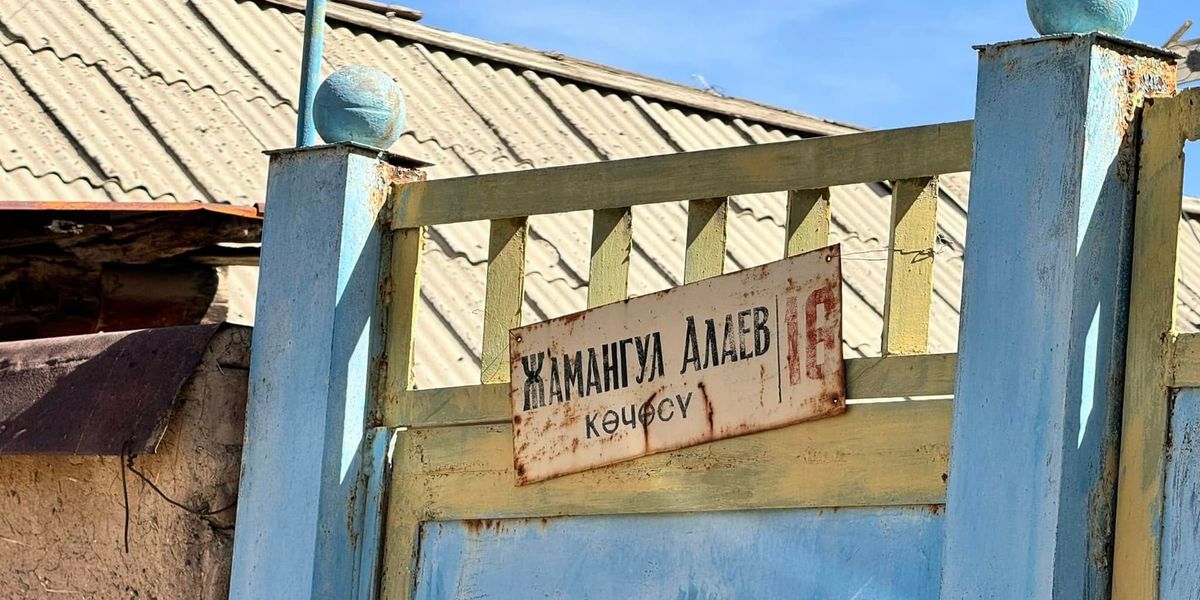 Ул. Жамангула Алаева. Фото: мэрия Нарына.