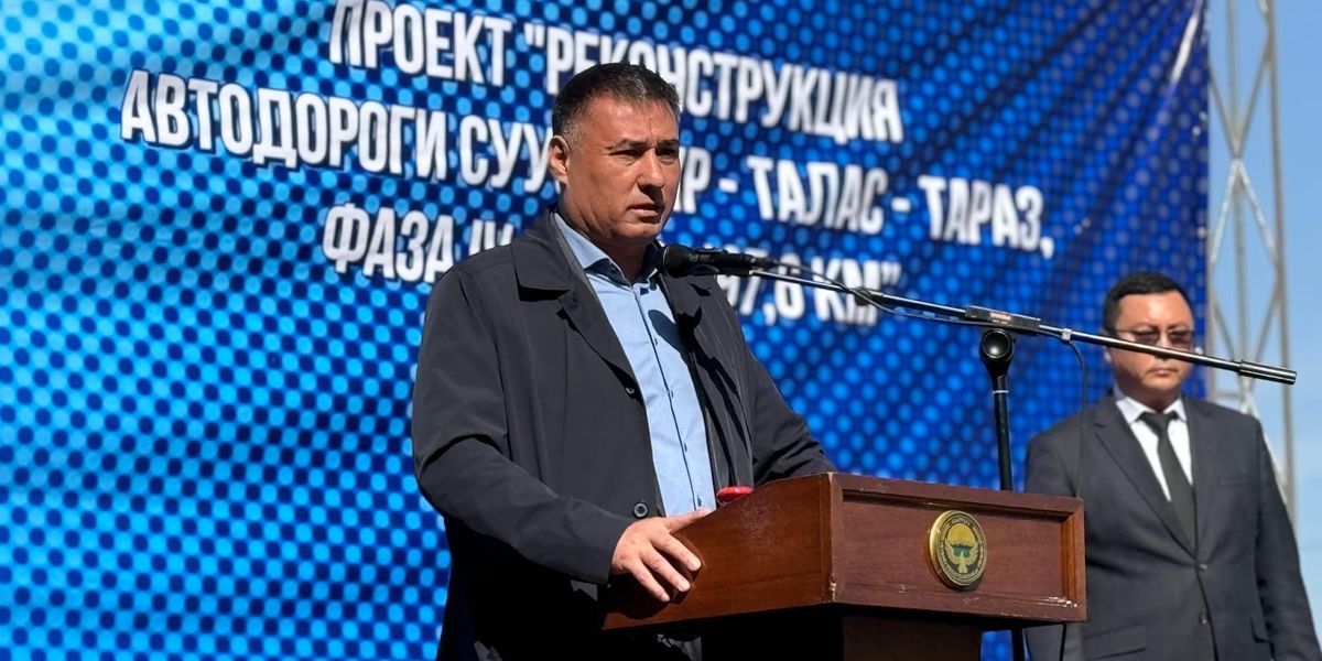 В Таласской области начали реконструкцию автодороги Суусамыр – Талас – Тараз