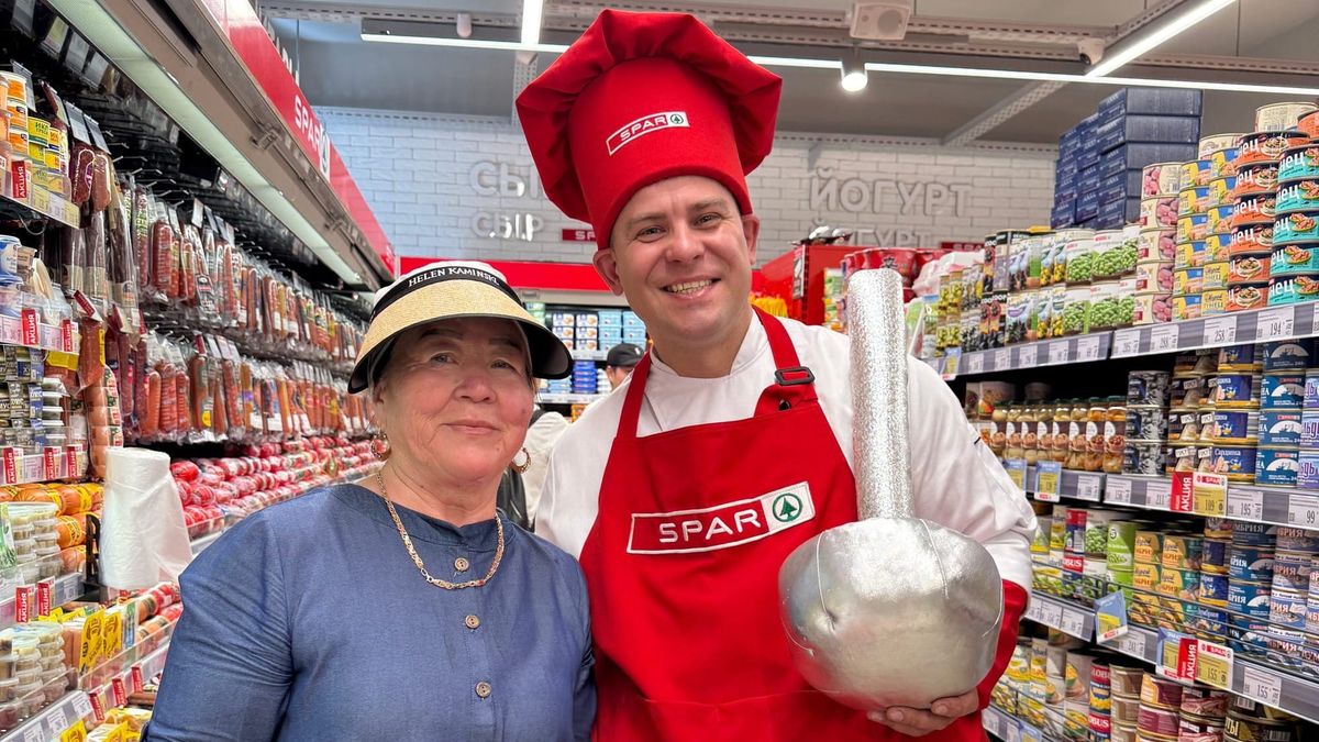 Восьмой SPAR открылся в Бишкеке на улице Исы Ахунбаева, 133. Фото «Умай Групп».