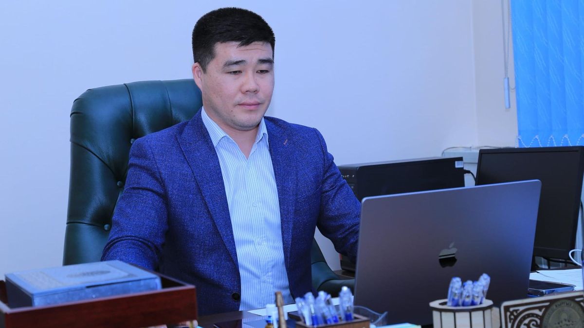 Мэр Балыкчы Баатырбек Жантаев.