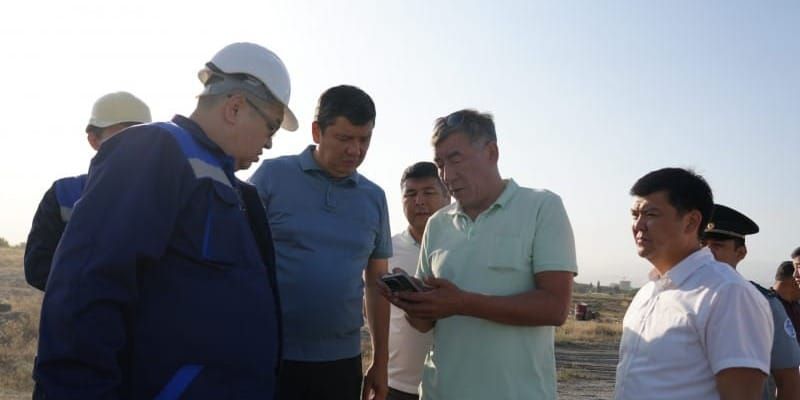 Айбек Джунушалиев поручил усилить меры по экобезопасности на золоотвале в Бишкеке